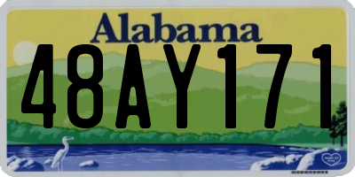 AL license plate 48AY171