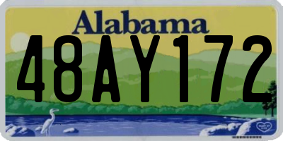 AL license plate 48AY172