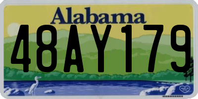 AL license plate 48AY179
