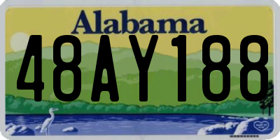 AL license plate 48AY188
