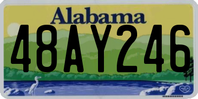 AL license plate 48AY246