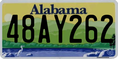AL license plate 48AY262