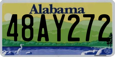 AL license plate 48AY272