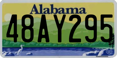 AL license plate 48AY295