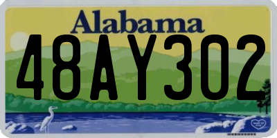 AL license plate 48AY302