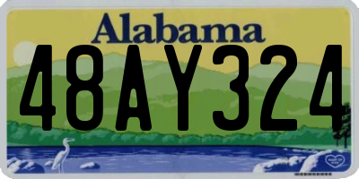 AL license plate 48AY324