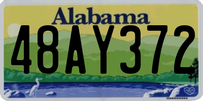 AL license plate 48AY372