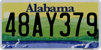 AL license plate 48AY379