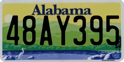 AL license plate 48AY395