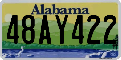 AL license plate 48AY422