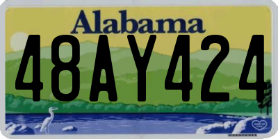 AL license plate 48AY424