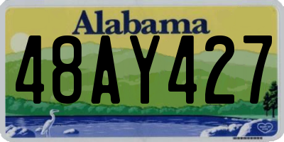 AL license plate 48AY427