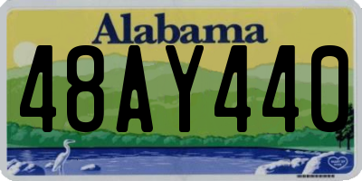 AL license plate 48AY440
