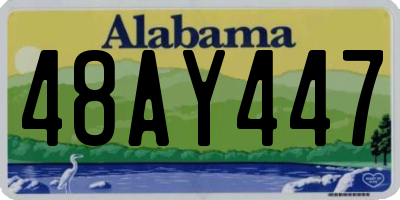 AL license plate 48AY447