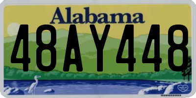 AL license plate 48AY448