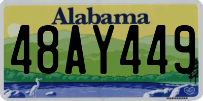AL license plate 48AY449