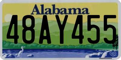 AL license plate 48AY455