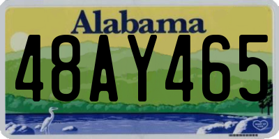 AL license plate 48AY465