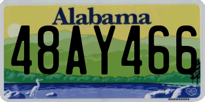 AL license plate 48AY466