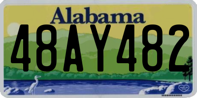 AL license plate 48AY482