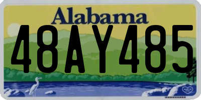 AL license plate 48AY485