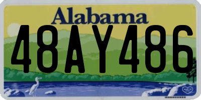 AL license plate 48AY486