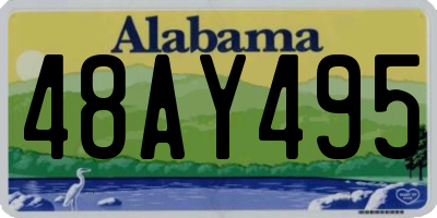 AL license plate 48AY495