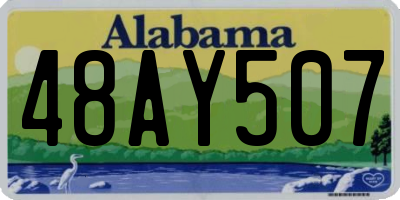 AL license plate 48AY507