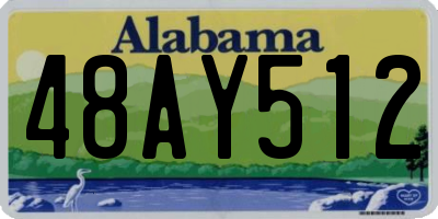 AL license plate 48AY512