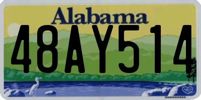 AL license plate 48AY514