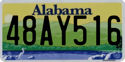 AL license plate 48AY516