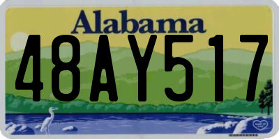 AL license plate 48AY517