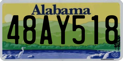 AL license plate 48AY518