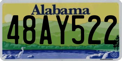 AL license plate 48AY522