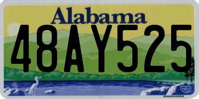 AL license plate 48AY525