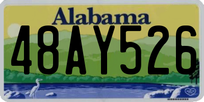 AL license plate 48AY526