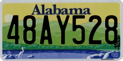AL license plate 48AY528