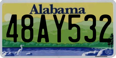 AL license plate 48AY532