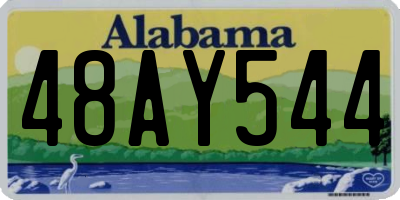 AL license plate 48AY544