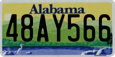 AL license plate 48AY566