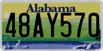 AL license plate 48AY570