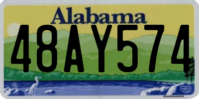 AL license plate 48AY574