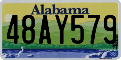AL license plate 48AY579