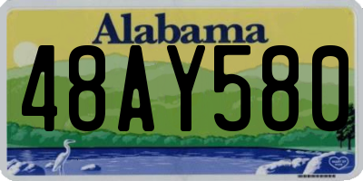 AL license plate 48AY580