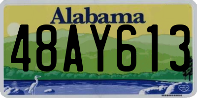 AL license plate 48AY613