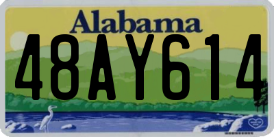 AL license plate 48AY614