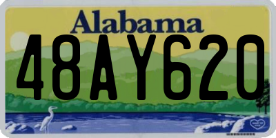 AL license plate 48AY620