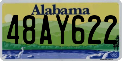 AL license plate 48AY622