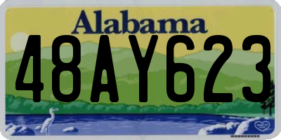 AL license plate 48AY623