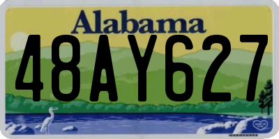 AL license plate 48AY627